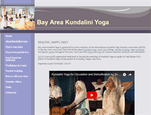 Tablet Screenshot of bayareakundaliniyoga.com